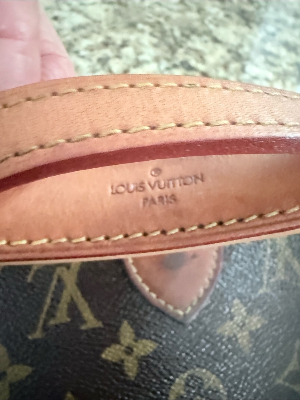Vintage 1980 Louis Vuitton Monogram Saddle Crossbody with Vachetta Straps. - Picture 2 of 15
